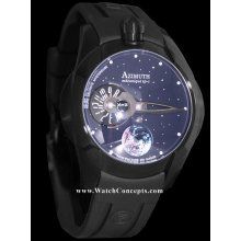 Azimuth Sp wrist watches: Black Pvd Spaceship Jump Hour sp-1-pvd