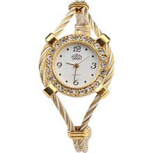 Band Steel Rope Quartz Bracelet Watch For Women