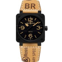 Bell & Ross Aviation BR01-92-HERITAGE Mens wristwatch