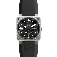 Bell and Ross Aviation GMT Carbon Fiber Dial Watch
