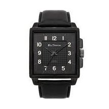 Ben Sherman Mens Black Dial Leather Strap Watch R832.03bs