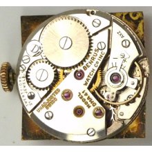 Benrus Dma41 Mechanical - Complete Running Movement - Sold 4 Parts / Repair