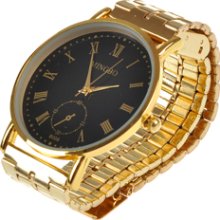 Big Dial Round Quartz Watch Fashion Big Dial Alloy Round Quartz Men Wo