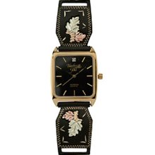 Black Hills Gold Men's Powder-coated Watch