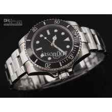 Black Men Mechanical Watches Automatic Submariner Luxury Watch Ceram