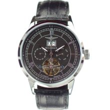 Breytenbach Men's Bb86454ss Automatic Bigdate Multifunction Open Hearth Watch