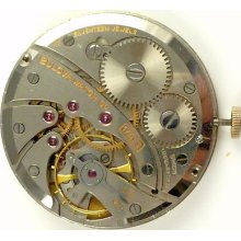 Bulova 17als Running Pocket Watch Movement - Spare Parts / Repair
