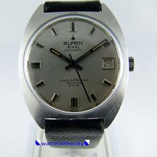 Buren Rival - Vintage Swiss Made Automatic Watch - Eta 2472 - Defectiv (266)