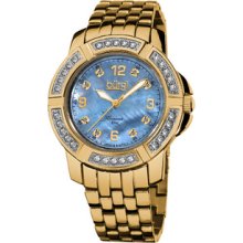 Burgi Women's Stainless Steel Diamond Bracelet