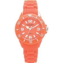 Cannibal Kid's Quartz Watch With Orange Dial Analogue Display And Orange Silicone Strap Ck215-26