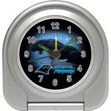 Carolina Panthers 07 Matte Finished Case Travel Alarm Clock