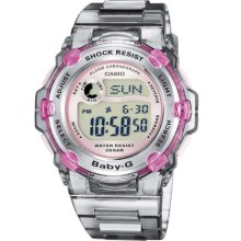 Casio Baby-G Bg-3000-8Er Women's Digital Quartz Watch With Resin Strap