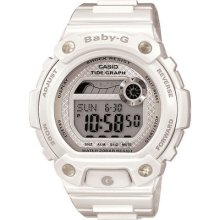 Casio Baby-g Tide Graph Surfers Digital Watch G-lide 200m White Blx100-7