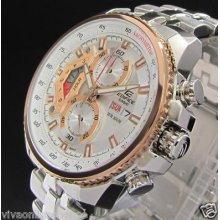Casio F1 Red Bull Vettel Rc Ef 558 7a Dial Chrono Watch