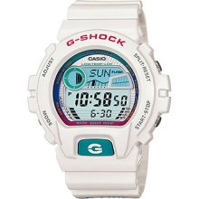 Casio G-shock Resist Mens Sports Watch - Glx 6900 7dr In Shiny White