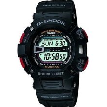 Casio G-shock Watch Black Red Mudman G-9000-1v G9000 1