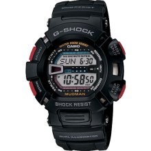 Casio G-Shock wrist watches: G-Shock Mudman Black/Red g9000-1v