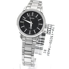 Casio Lady E-data-bank Watch +warranty Ltp1303d Ltp-1303d-1a