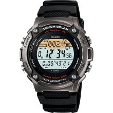 Casio Men's Core WS200H-1AV Black Resin Quartz Watch with Digital Dial