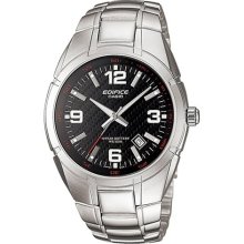 Casio Men's Edifice EF125D-1AV Silver Stainless-Steel Quartz Watc ...