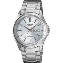 Casio Mtp1239d-7a Men's Metal Fashion Stainless Steel Analog Day Date Watch