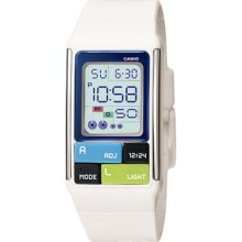 Casio Poptone Dual Time Alarm Digital Lady Watch Ldf-50-7dr