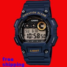Casio Watch W-735h-2a Super Llluminator 10-year Battery Japan Movt Wt330 Feet
