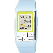 Casio Women's Core LDF51-2A Blue Resin Quartz Watch with Digital Dial
