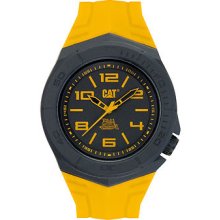 Catepillar La11127137 Wave Yellow Watch With Black And Yellow Dial