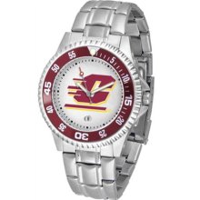 Central Michigan Chippewas CMU Mens Steel Bandwrist Watch