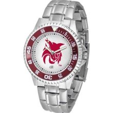 Central Washington NCAA Mens Steel Bandwrist Watch ...