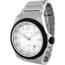 Cerruti Men's Roma Campione Swiss Quartz Watch Sil