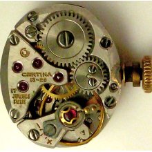 Certina 13 - 20 Complete Running Wristwatch Movement - Spare Parts / Repair