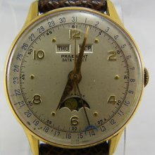Charles Gigandet Praesent Date Exact Valjoux 90 Triple Date Moonphase
