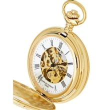 Charles-Heubert Mechanical Gold Tone Pocket Watch #3536