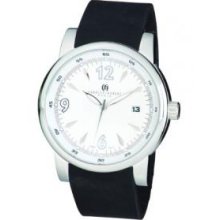 Charles-Hubert- Paris 3881-W Stainless Steel Case Quartz Watch
