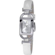 Christina Design Ladies Steel Watch,10 Diamonds, Leather, Swiss Movt. Rrp Â£235