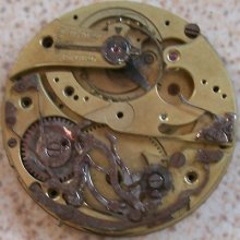 Chronograph Vintage Pocket Watch Movement Parts 42,5 Mm