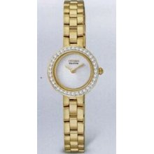 Citizen Eco Drive Gold Silhouette Crystal Watch