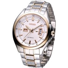 Citizen Men Mechanical Sapphire Watch White Gold Np4034-57a Made In Japan