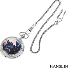 Cival War Motif - Quartz Pocket Watch
