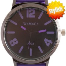 Cool Sport Casual Unisex Silicone Men Women Quartz Wrist Watch Hour Analog Clock