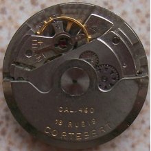 Cortebert Cal. 460 Automatic Wristwatch Movement Balance Ok. 26 Mm. To Restore