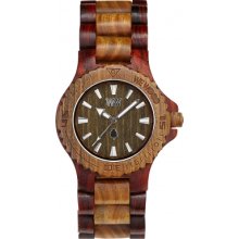 DATEARMYBROWN WeWOOD Mens Date Army Brown Watch