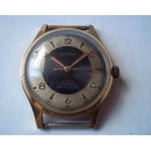 Delbana Windup Watch. Swiss Made. Gold Plated. Pre-owned.