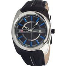 Dfactory - White Label (Men's) - Black Leather/Black D112280
