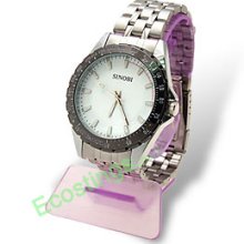 Dial Metal Band Men's Wrist Quartz Watch