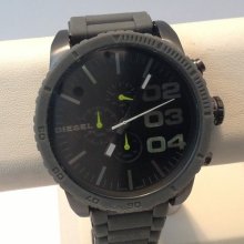Diesel Dz4254 Advanced Gunmetal Men's Watch In Original Box Msrp $240
