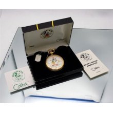 Disney Colibri Mickey Mouse Golfing Pocket Watch Boxed