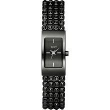 Dkny Ladies Black Luxury Collection Dress Style Watch Ny8046